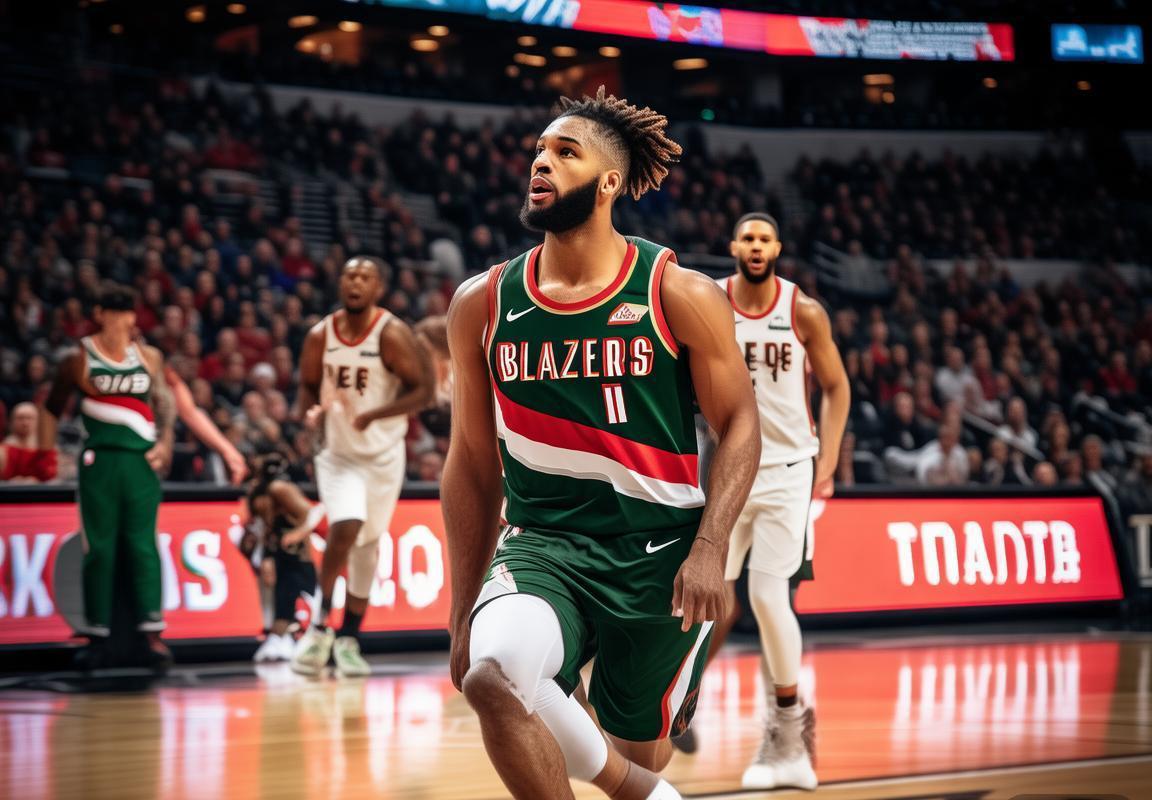 雄鹿队不敌开拓者，格兰特35分闪耀，杨瀚森NBA首秀抢眼